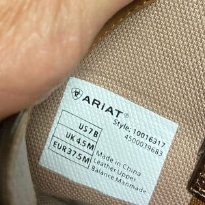 Ariat women’s boots size 71/2